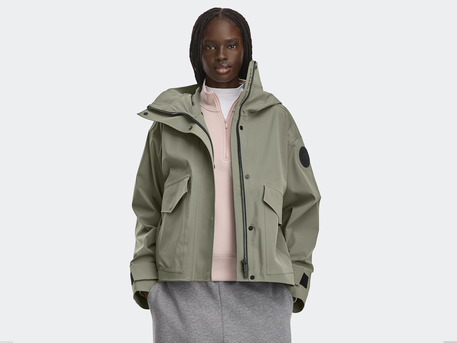 

Куртка-дождевик Canada Goose Tofino Black Label, Smokey Sage