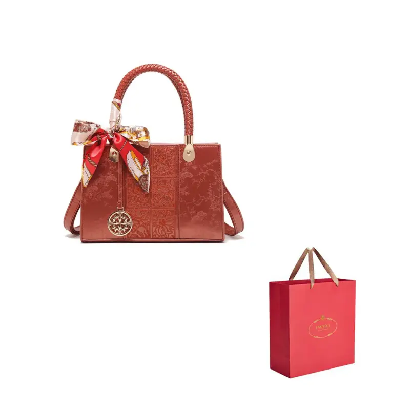 

PAYOT Микрофибра искусственная кожа сумка через плечо, Chinese Style Red