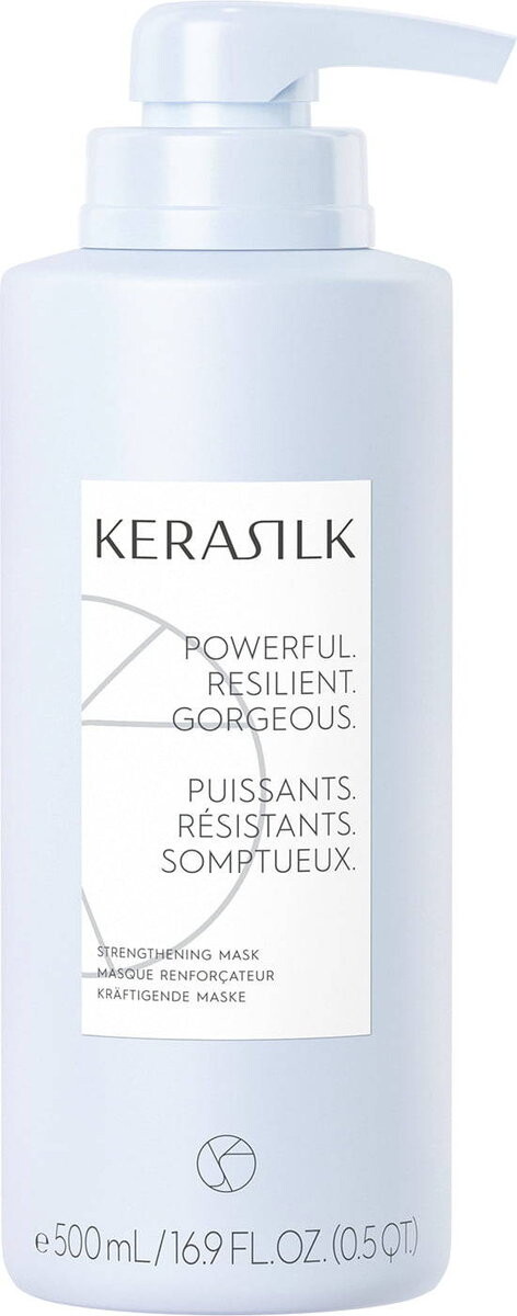 Goldwell Kerasilk Strength Maskt, Интенсивно регенерирующая маска с биомиметическим шелком и порошком корня коньяка, 500 мл — фото 2