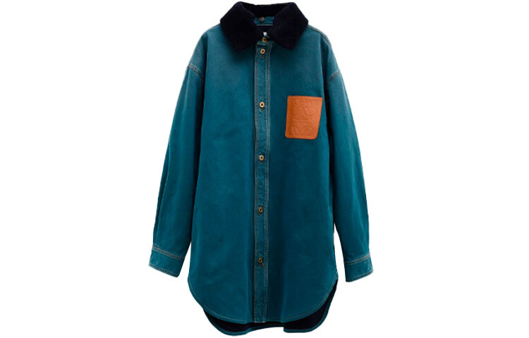 

Рубашка мужская Petroleum Color Loewe, цвет Petroleum color