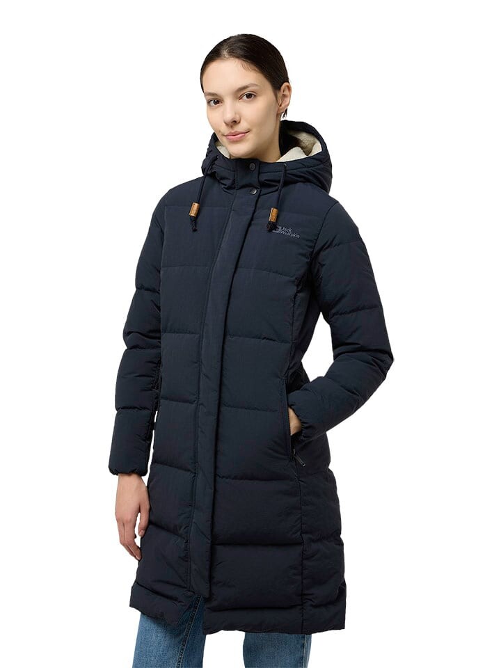 

Пуховик Jack Wolfskin Daunenmantel Nordlicht, темно-синий