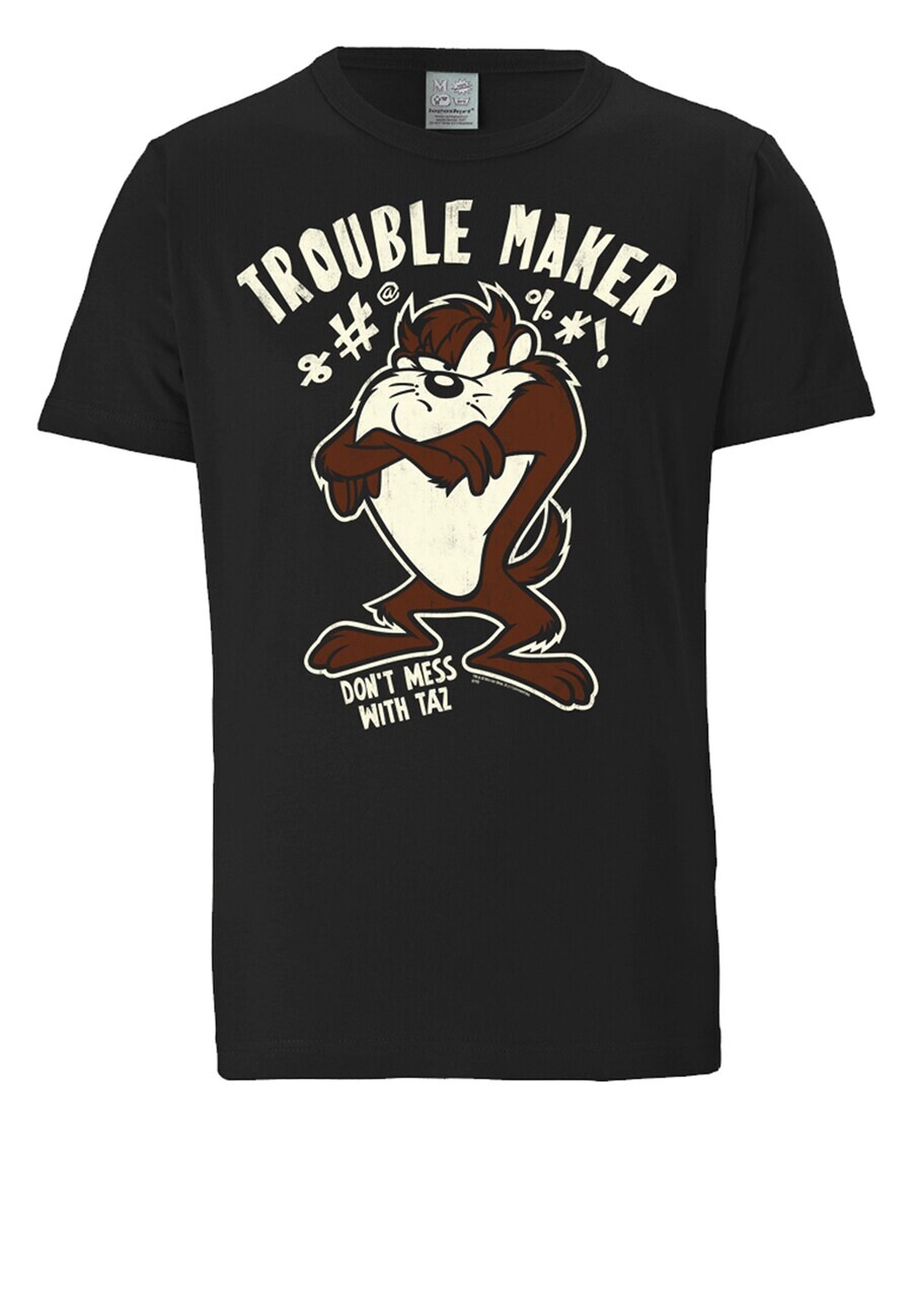 

Футболка LOGOSHIRT Shirt Looney Tunes - Taz, Trouble Maker, черный