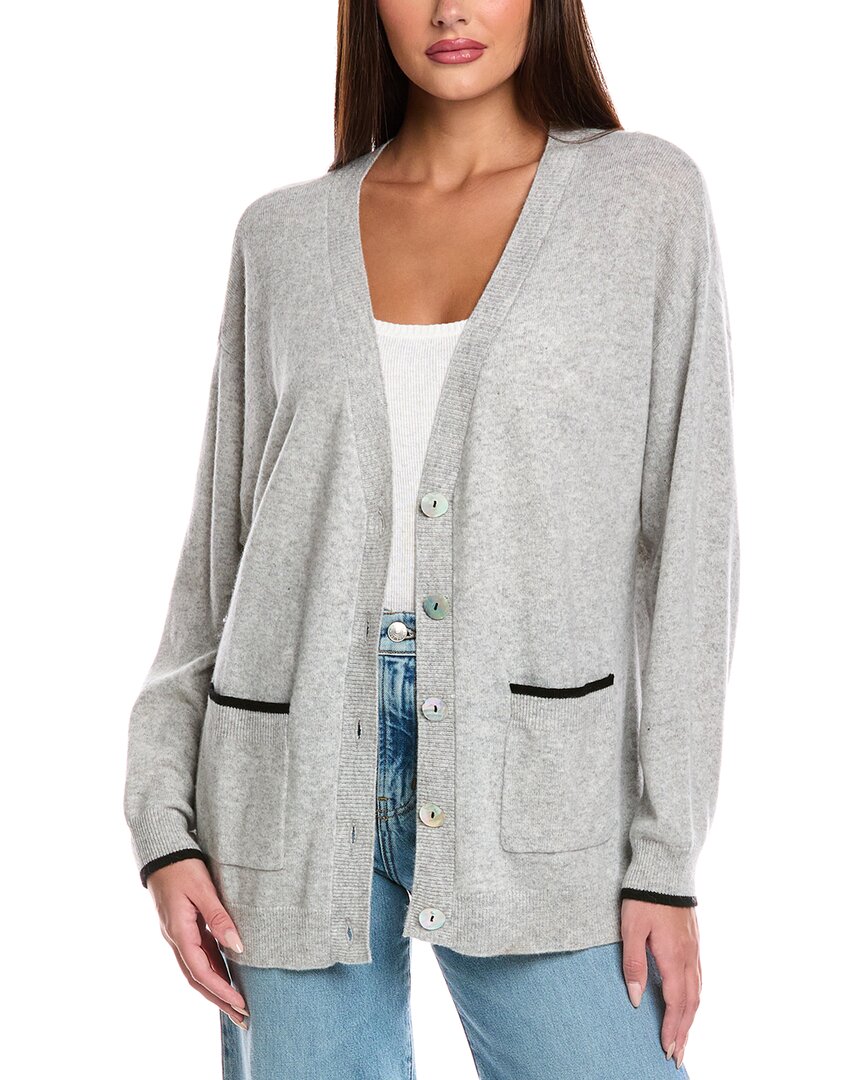

Брод Кашемир Беар Кашемировый кардиган Brodie Cashmere, серый