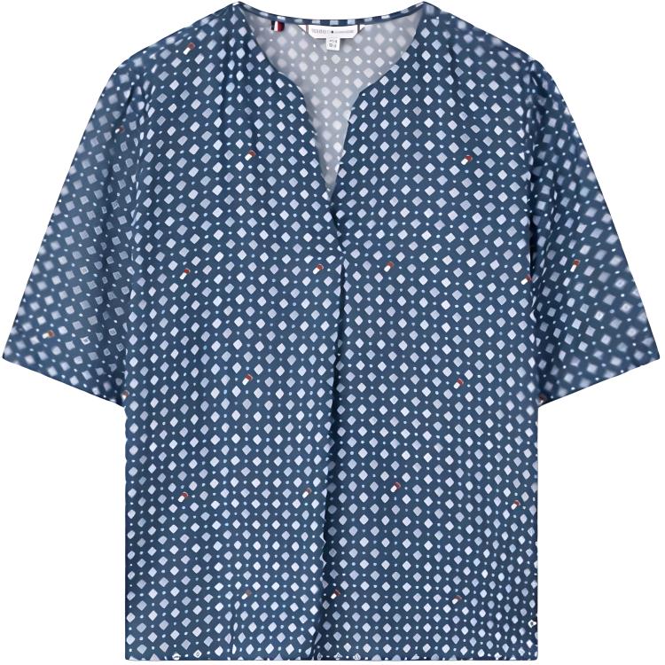 Tommy Hilfiger Футболка Women's Blue Print — фото 3