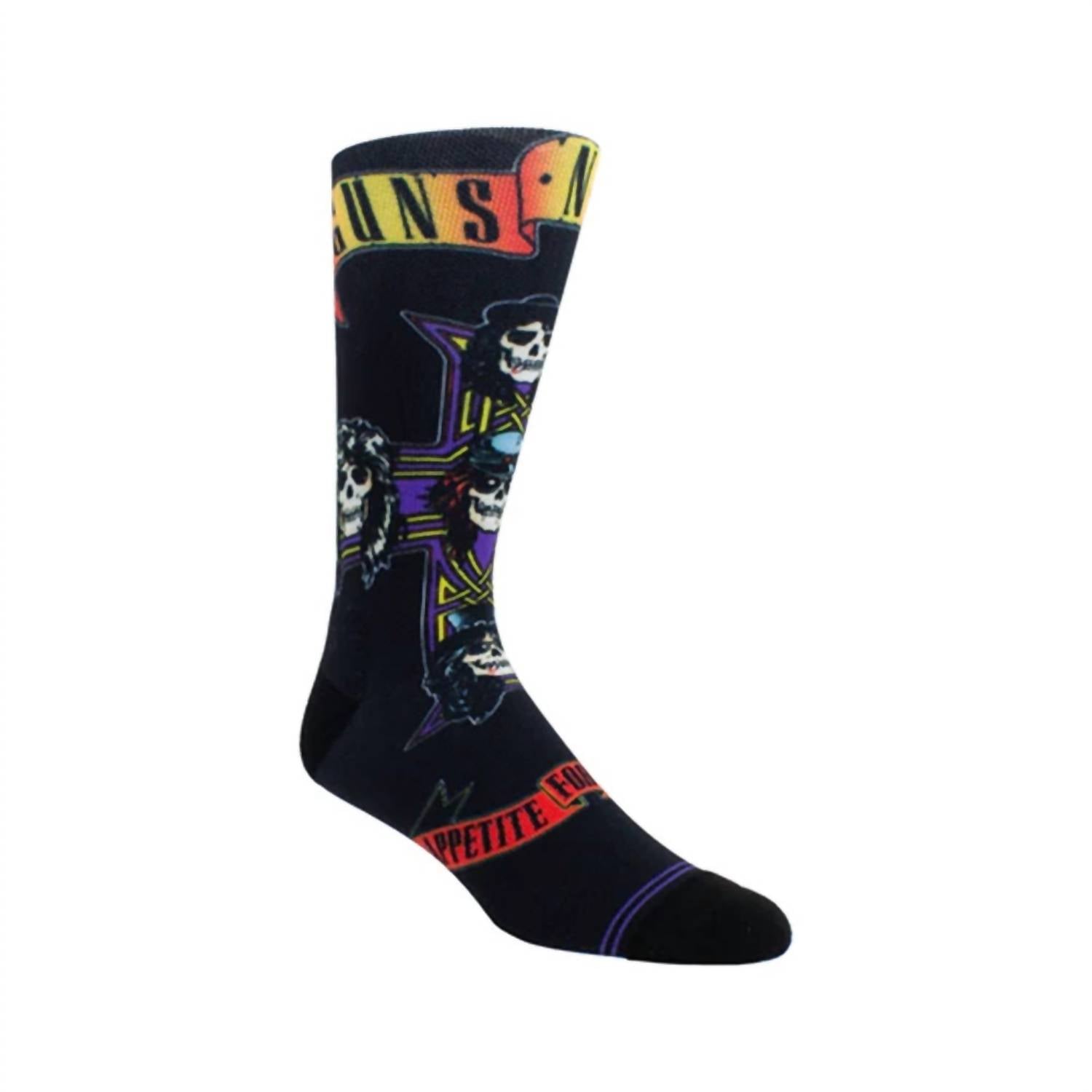 

Унисекс - Носки Guns N' Roses Appetite Cross черного цвета Perri’s Socks