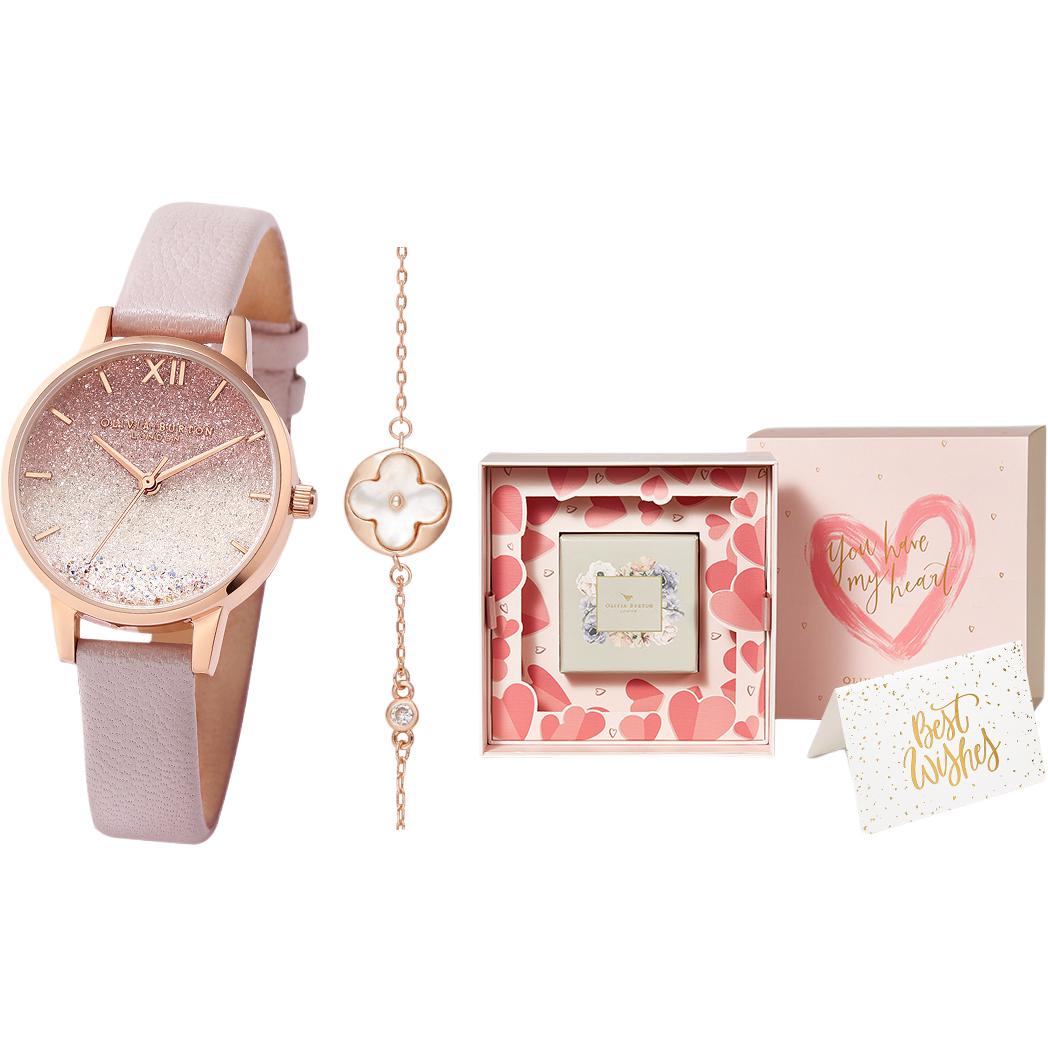 

OLIVIA·BURTON Часы Quartz Movement Pink Watch Dial Women's Watch European/US Watch