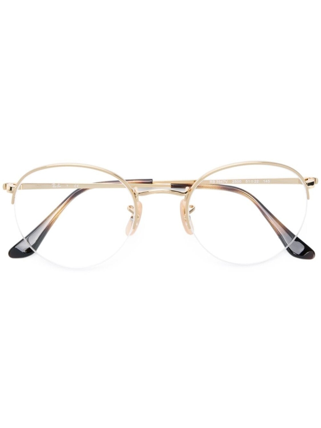

Ray-Ban очки Round Gaze, металлик