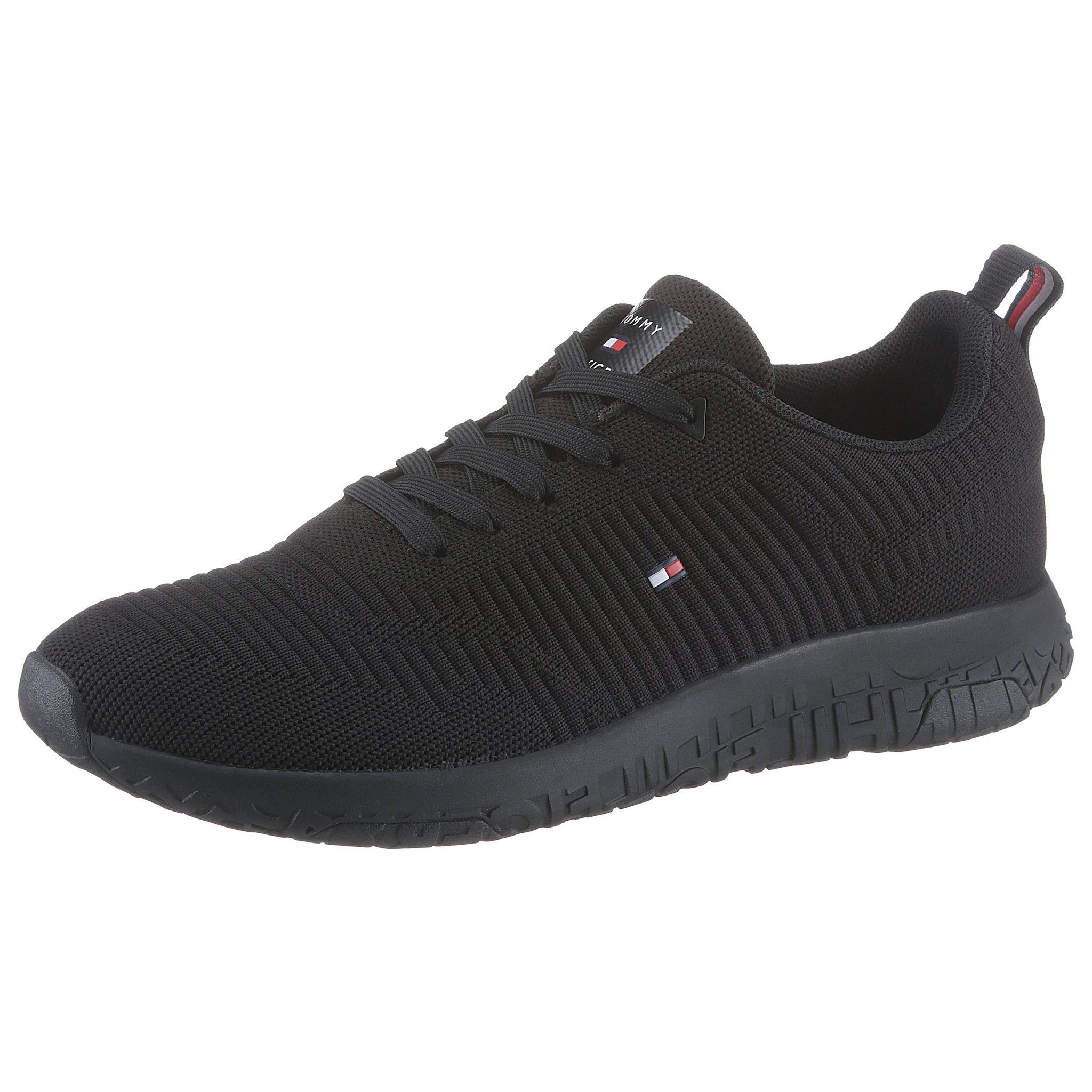 

Кроссовки Tommy Hilfiger "CORPORATE KNIT RIB RUNNER", черный