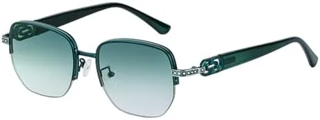 

Солнцезащитные очки для женщин 2027 года, металлическая полуободковая оправа с градиентным цветом, мужские солнцезащитные очки для активного отдыха MTZJH, 2