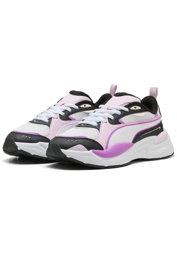 Кроссовки Puma X Ray 4, белый-электрик орхидея-жемчужно-розовый-черный — фото 2