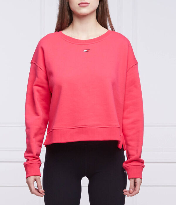 

Свитшот женский Tommy Sport короткий, розовый