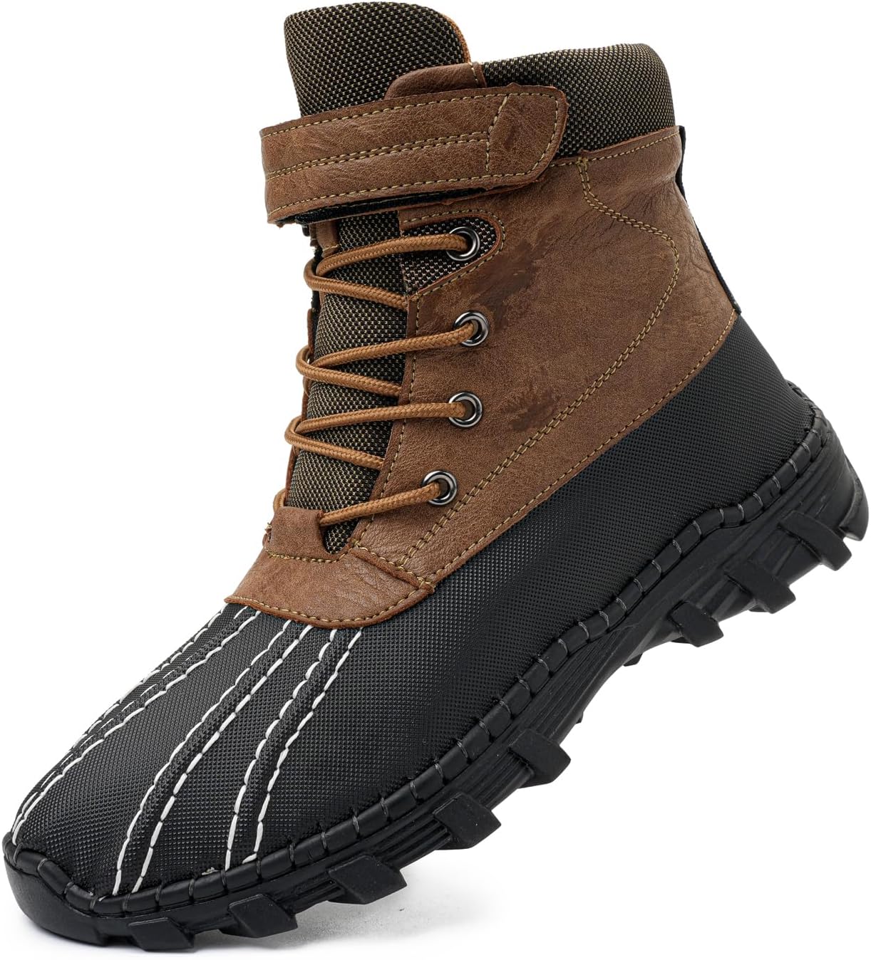 

Мужские водонепроницаемые высокие туристические ботинки Tsuukuie, верх из микрофибры и кожи, стелька с эффектом памяти, противоскользящая резиновая подошва, доступны с сетчатой или плюшевой подкладкой, хаки