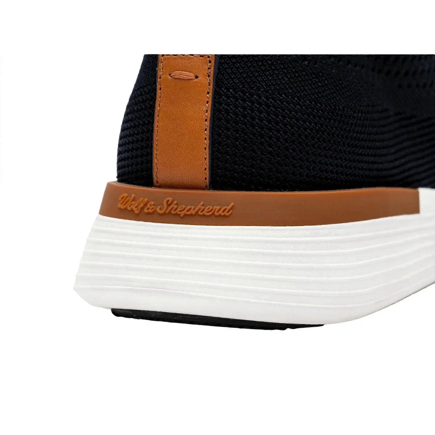 Мужские туфли Wolf & Shepherd SwiftKnit Derby Navy Square Toe Dress Shoes HAWK2065 — фото 4