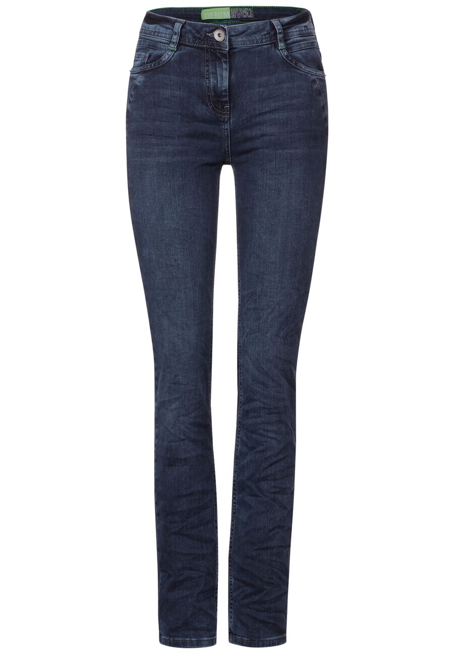 

Джинсы CECIL Slim fit Jeans, синий деним