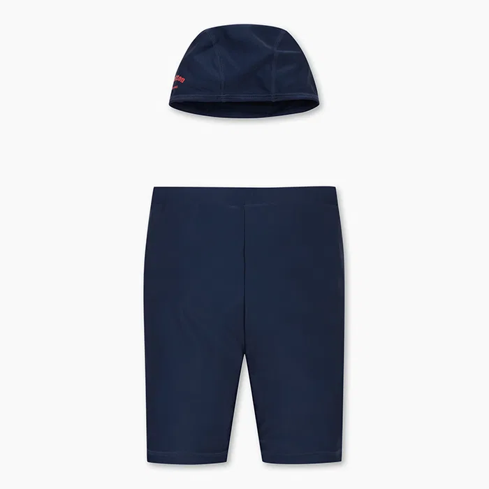 Детские плавательные леггинсы длиной 5/8, тёмно-синие, от Benetton Kids — фото 2