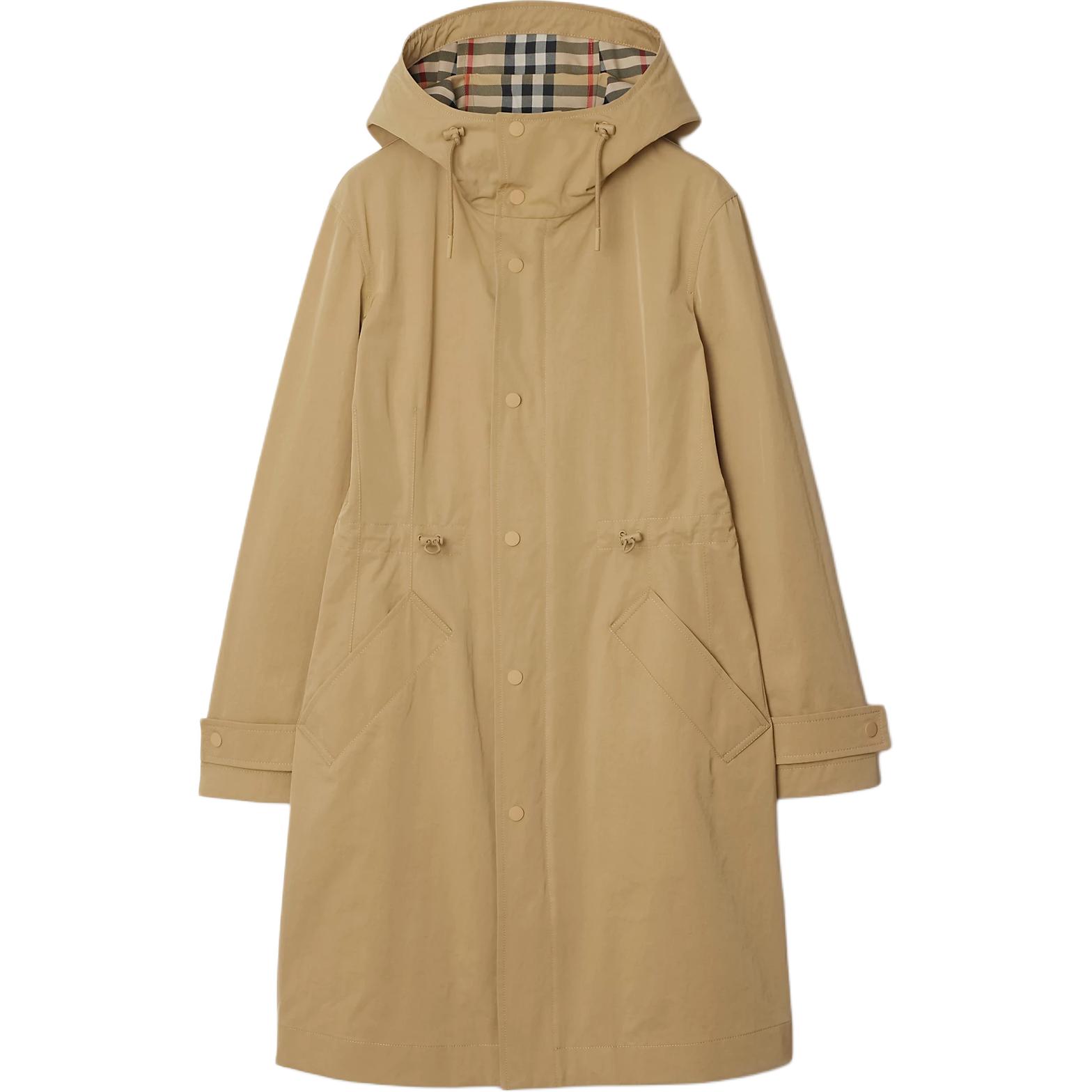 

Парка с капюшоном Burberry, Camel