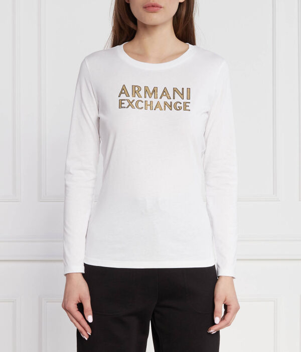 

Блуза Regular fit Armani Exchange, белый