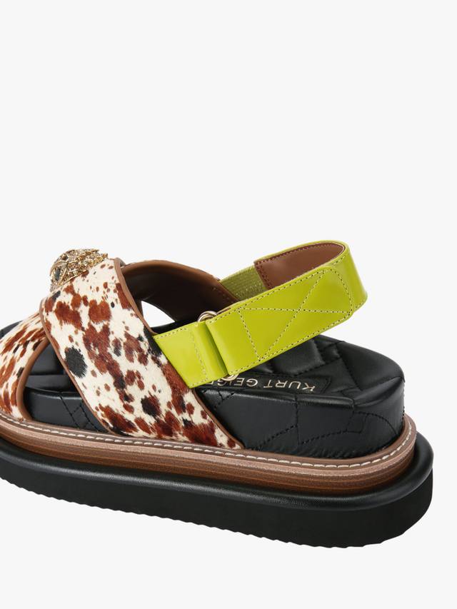 Орсон сандалии с перекрестными ремешками Kurt Geiger London, Brown/Multi — фото 4