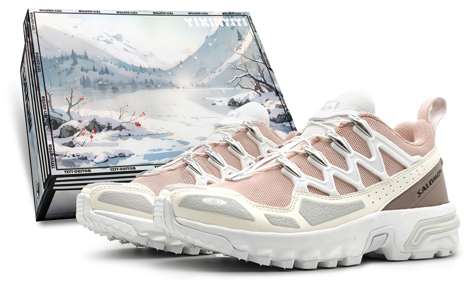 

SALOMON ACS + Lifestyle Shoes Unisex Low-top White/yellow
