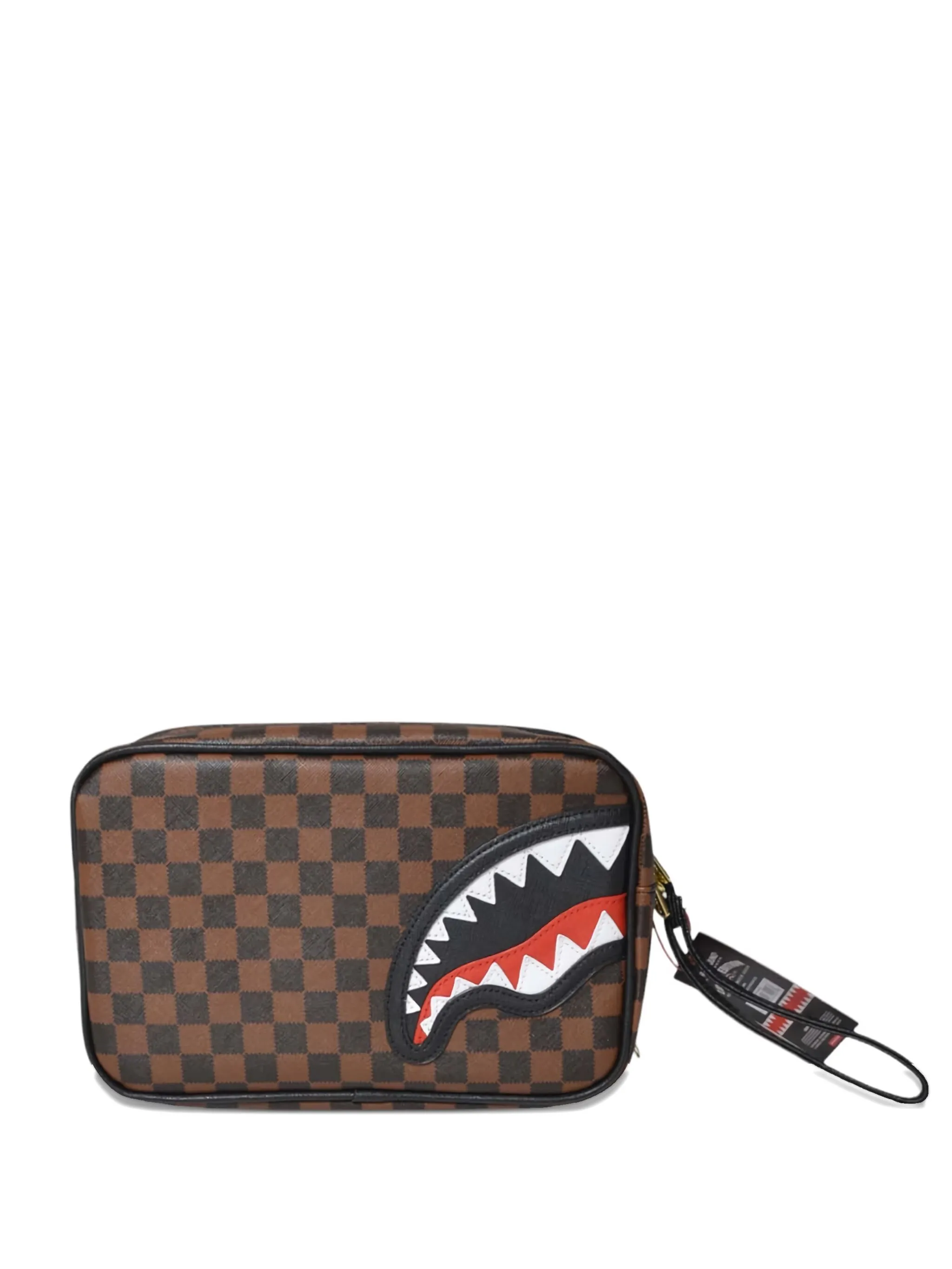 

Клатч в клетку Sprayground, коричневый