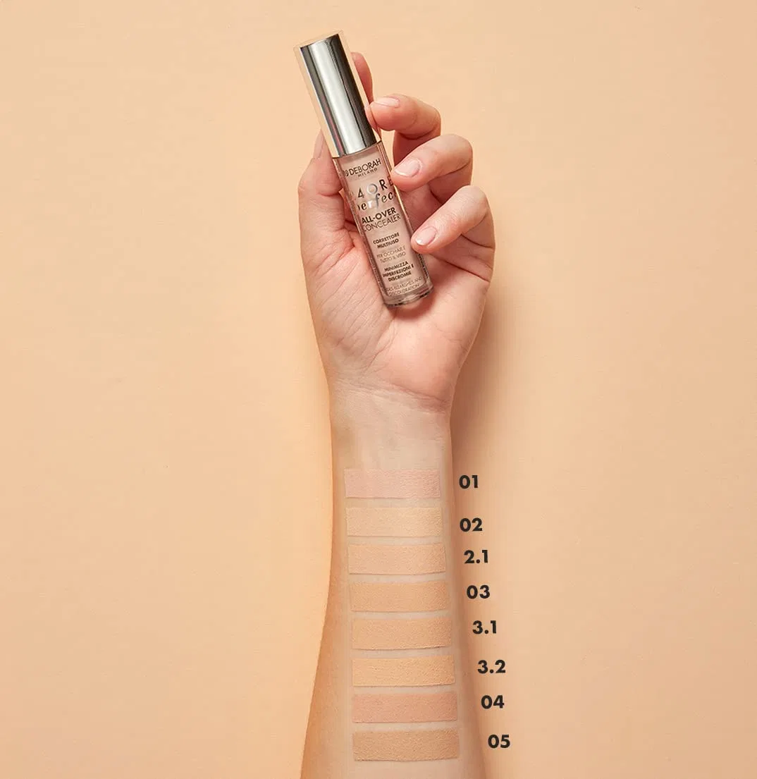 Жидкий консилер Deborah Milano 24 Hours Perfect All-Over Concealer, 2.1 Light Deborah, Light Beige — фото 3