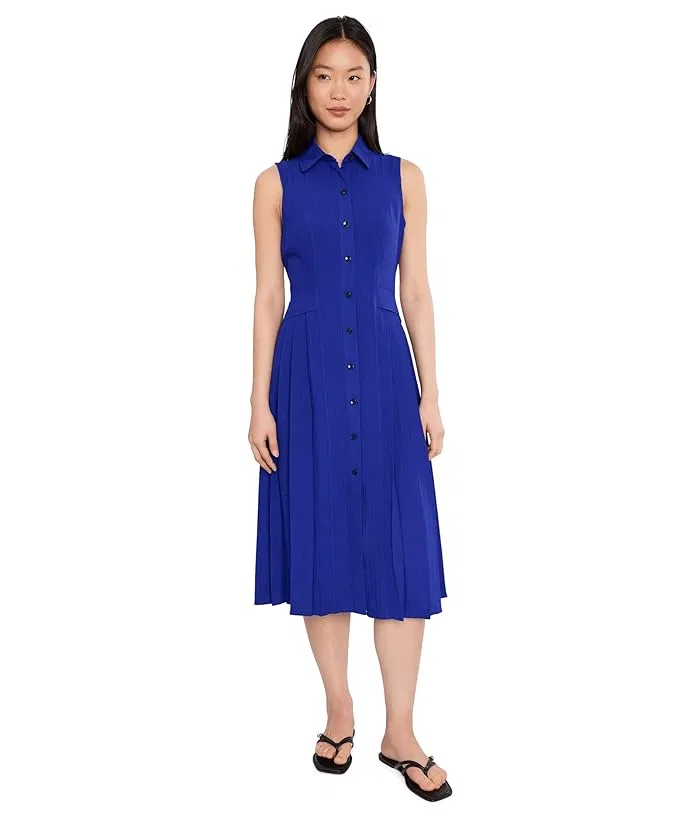Платье без рукавов с воротником Calvin Klein, Ultramarine