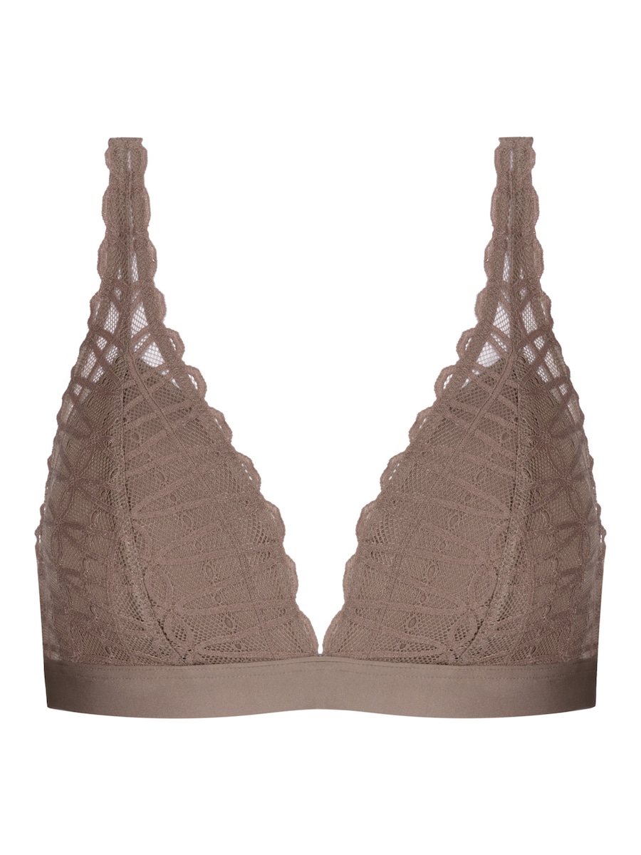 

Треугольный бюстгальтер Mey Poetry Temptation, серо-коричневый