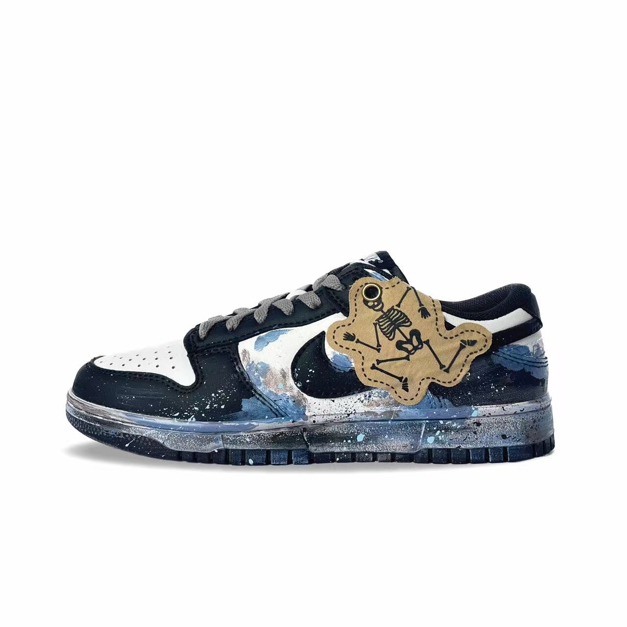 

Кроссовки Nike Dunk Skateboarding Shoes Unisex Low-top Cobalt Blue, синий