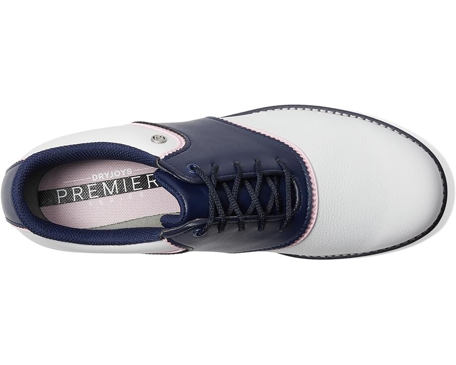 Кроссовки FootJoy Premiere Series - Bel Air Golf Shoes, цвет White/Navy/Pink — фото 2