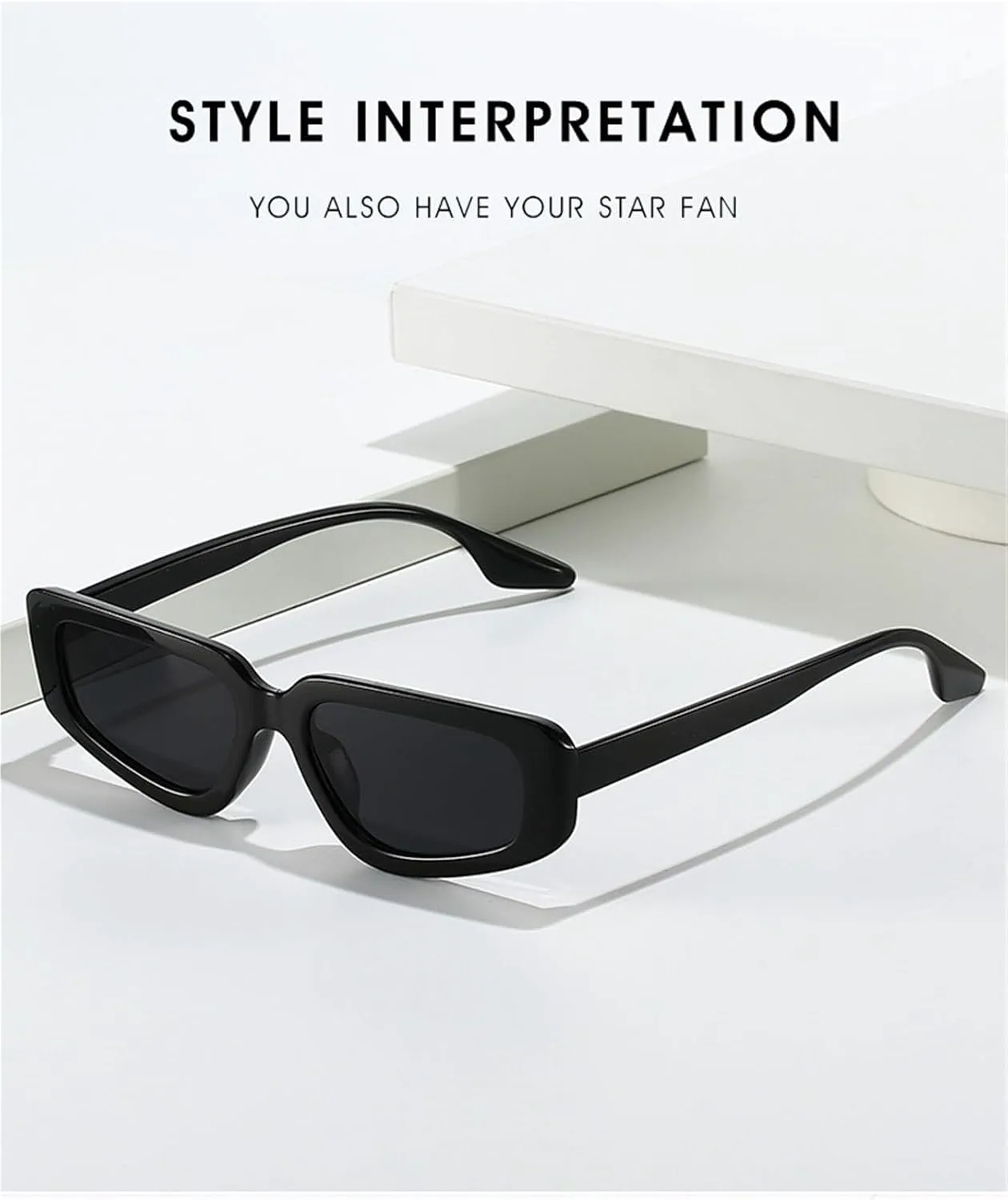 

Мужские солнцезащитные очки в тонкой оправе для поездок на работу, для вождения на открытом воздухе, для шопинга, женские солнцезащитные очки Generic, White