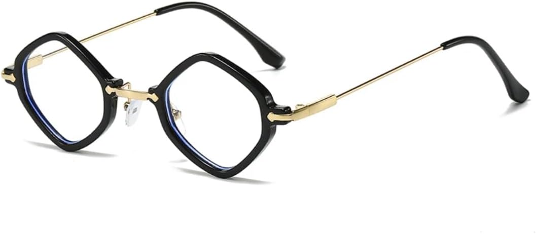 

Ретро-солнцезащитные очки для женщин, маленькие, модные, с прозрачными градиентными линзами, защита от УФ-излучения UV400; мужские солнцезащитные очки в стиле панк SZVVBKK, Black Clear