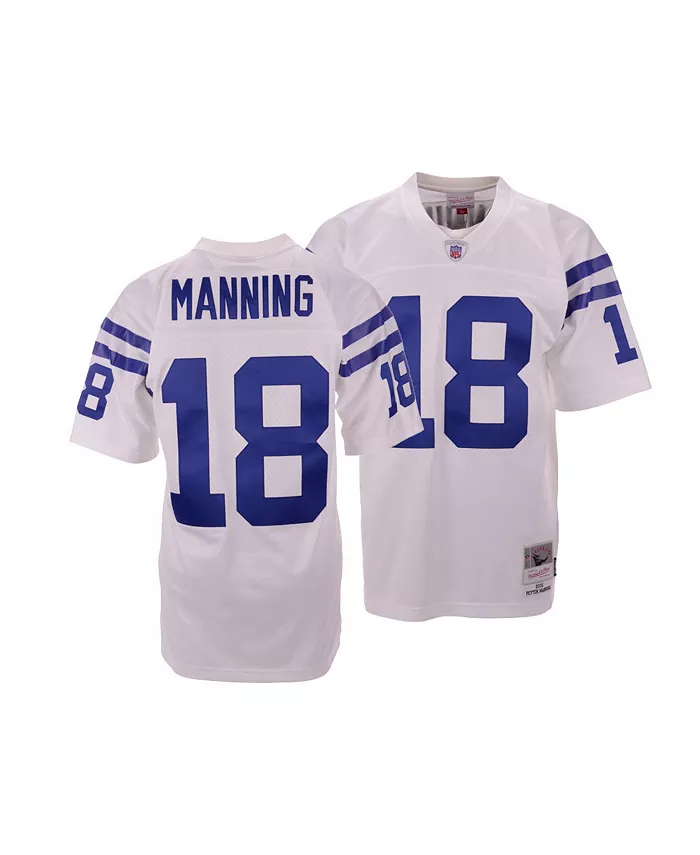 

Реплика ретро-джерси Indianapolis Colts для мужчин Peyton Manning Mitchell & Ness