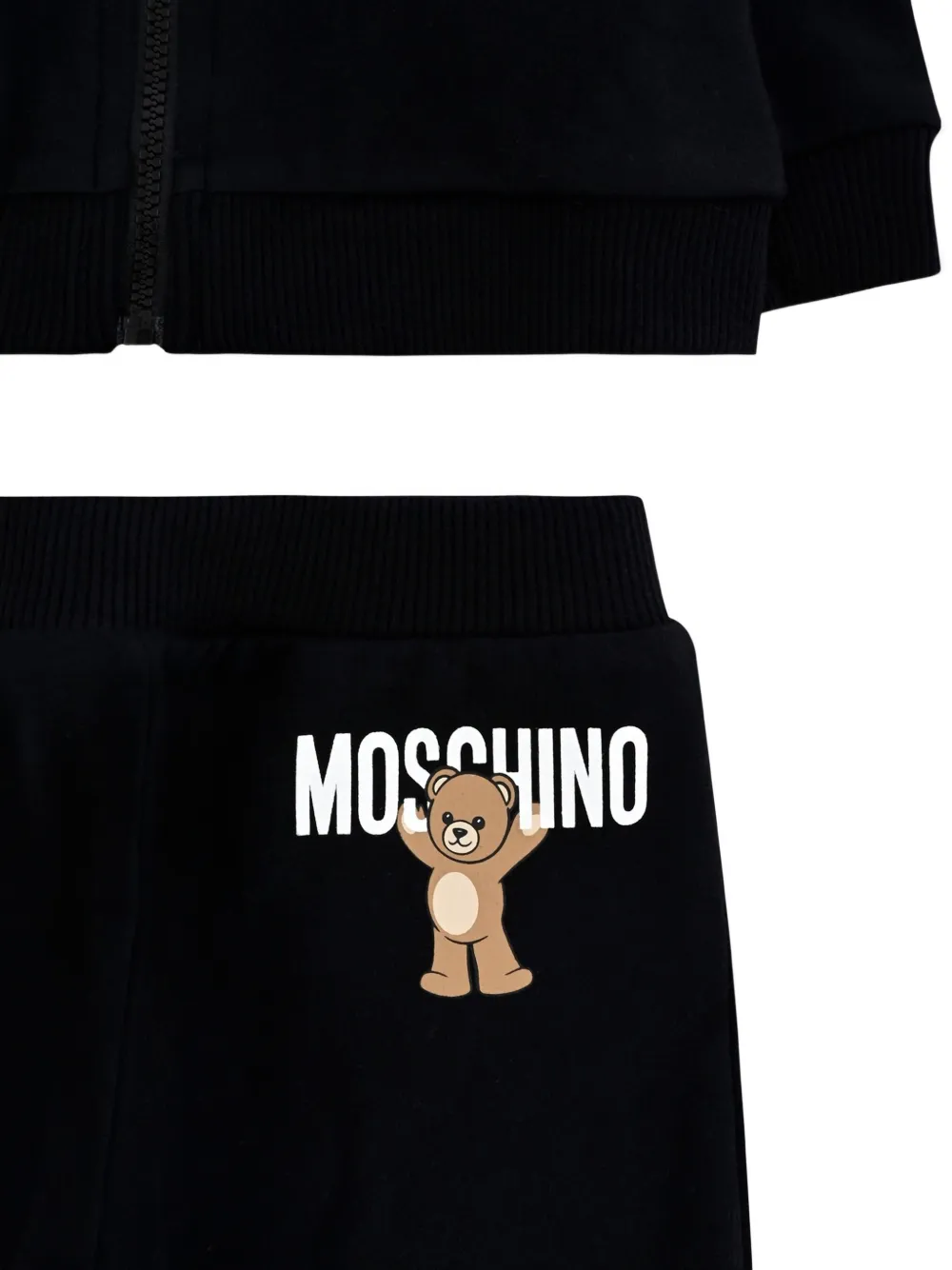 Спортивный костюм с принтом Teddy Bear Moschino Kids, черный — фото 3