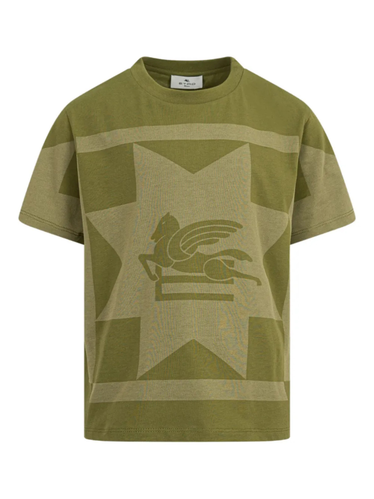 

Футболка с логотипом ETRO KIDS, зеленый