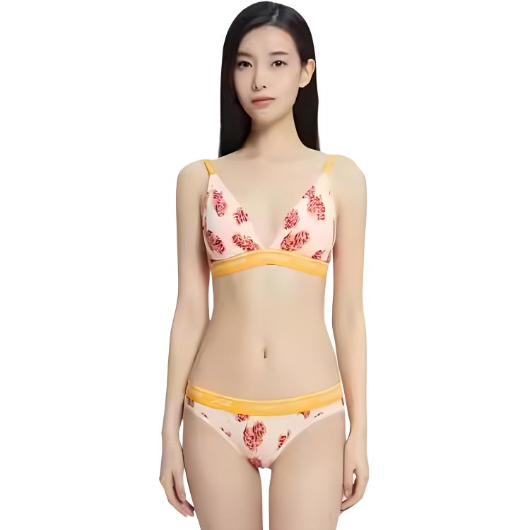 CALVIN KLEIN Женские Трусы 1 Штука Розовые с Красным Принтом Розы — фото 2