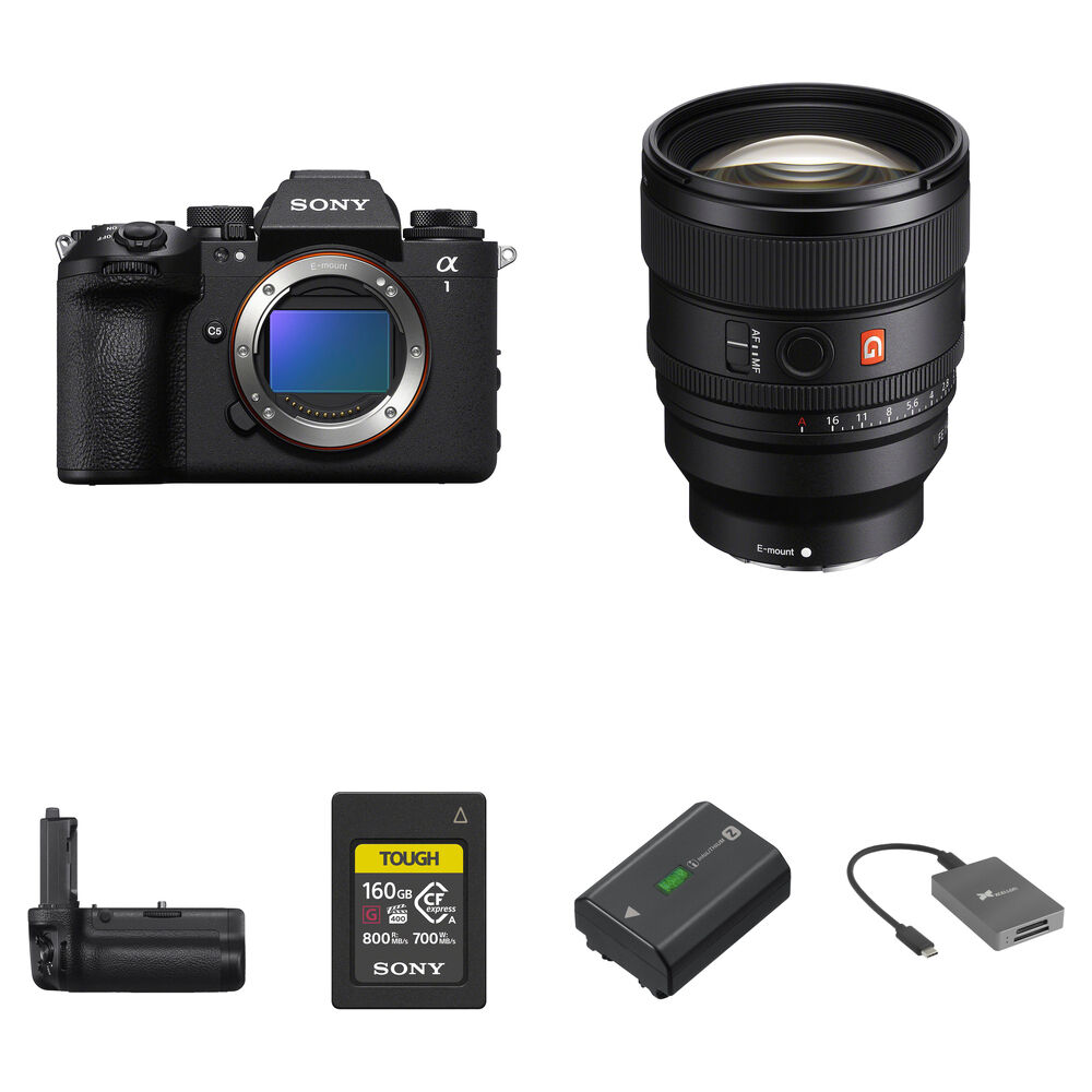 

Беззеркальная камера Sony a1 II Mirrorless Camera with 85mm f/1.4 Lens and