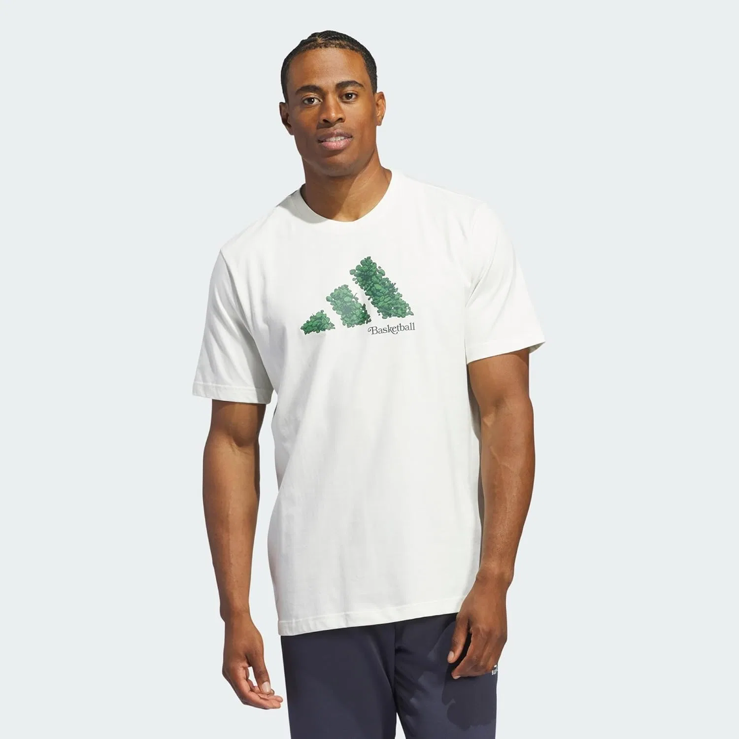 Футболка мужская adidas, 1 шт, Off-white — фото 2