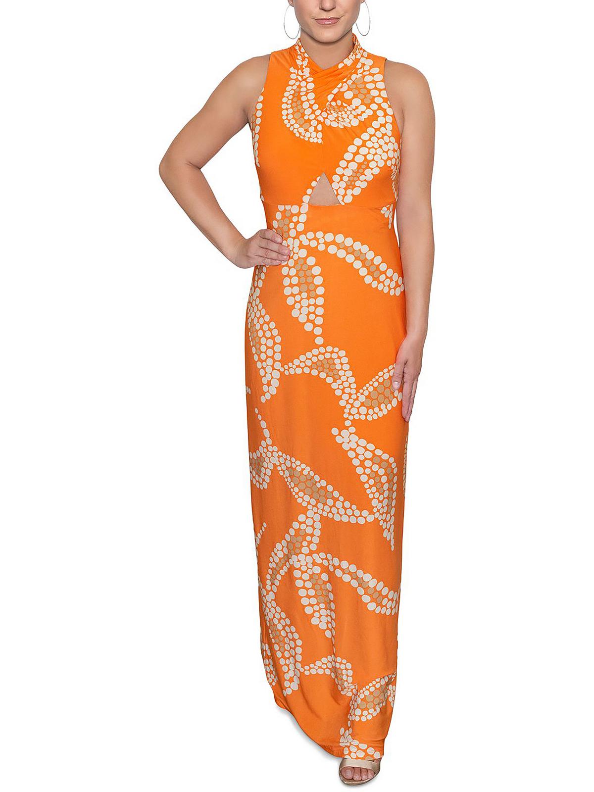 

Длинное макси-платье с принтом от Fran Womens Rachel Rachel Roy, цвет bird of paradise