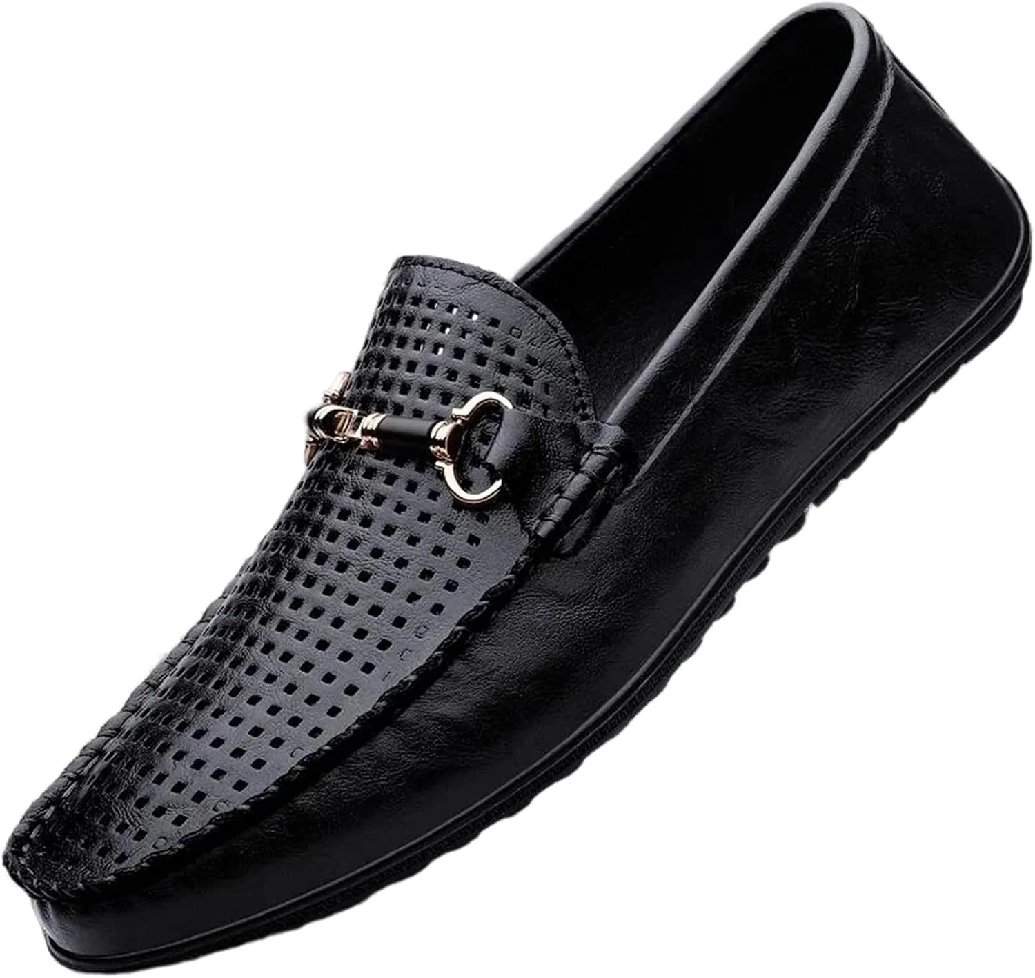 Лоферы мужские Adhdyuud Loafers Black-1