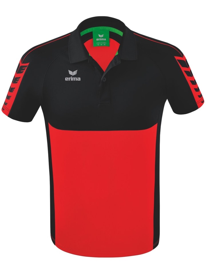 

Футболка поло Six Wings Poloshirt erima, красный