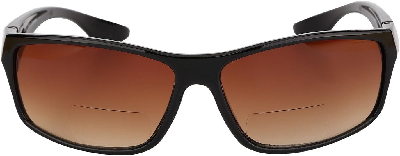 

Солнцезащитные очки Mass Vision 'The Driver' (2 пары) унисекс с бифокальными линзами янтарного цвета высокой четкости и защитой от УФ-излучения UV400, 1 Pair - Polarized Black