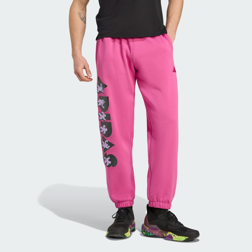 

Спортивные брюки Adidas x Jeremy Scott Pants, цвет Semi Lucid Fuchsia