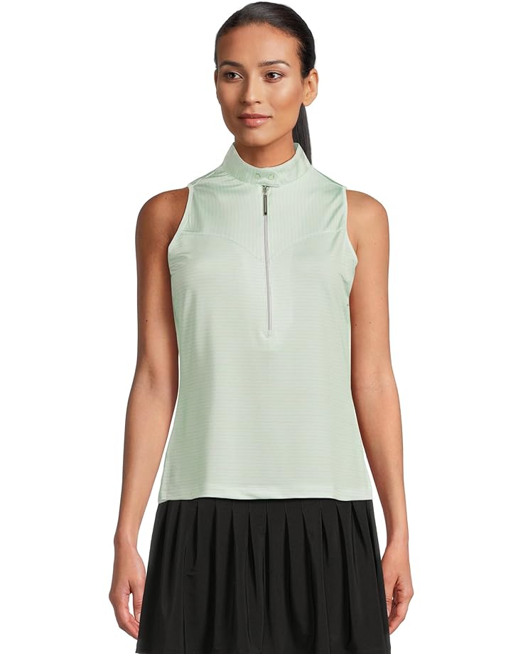 

Топ Jamie Sadock Monarch Print Sleeveless Top, цвет Creme De Mint