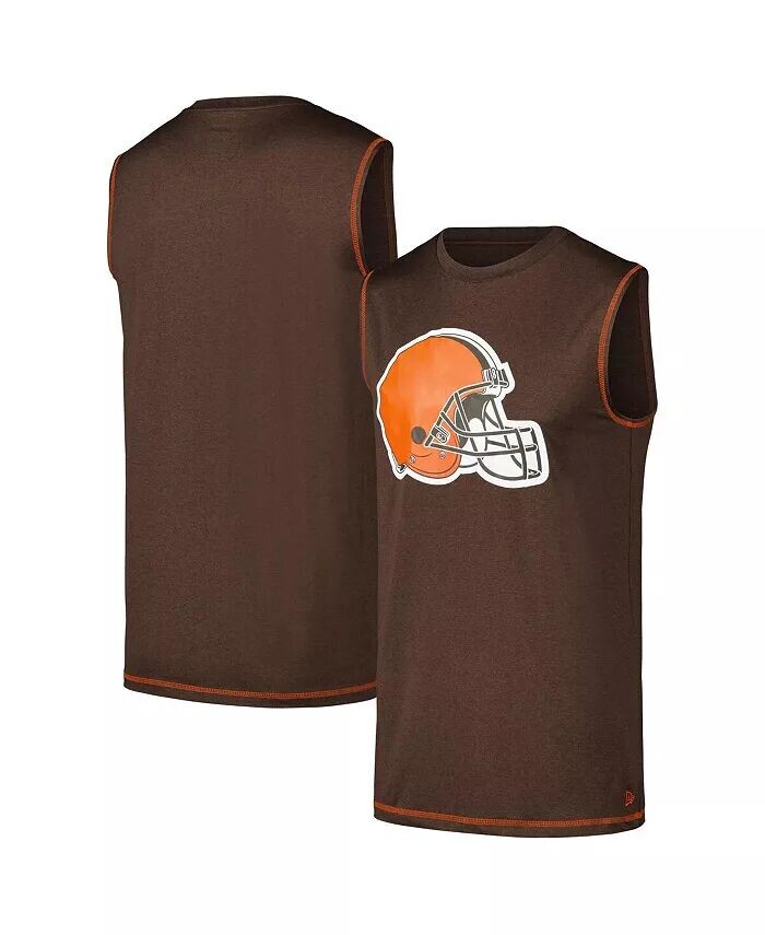 

Мужская коричневая майка Cleveland Browns New Era