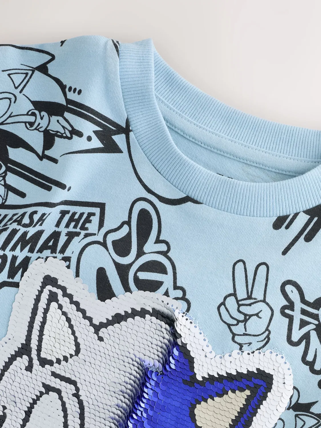Футболка 'Sonic' Next, Royal Blue/Light Blue — фото 4