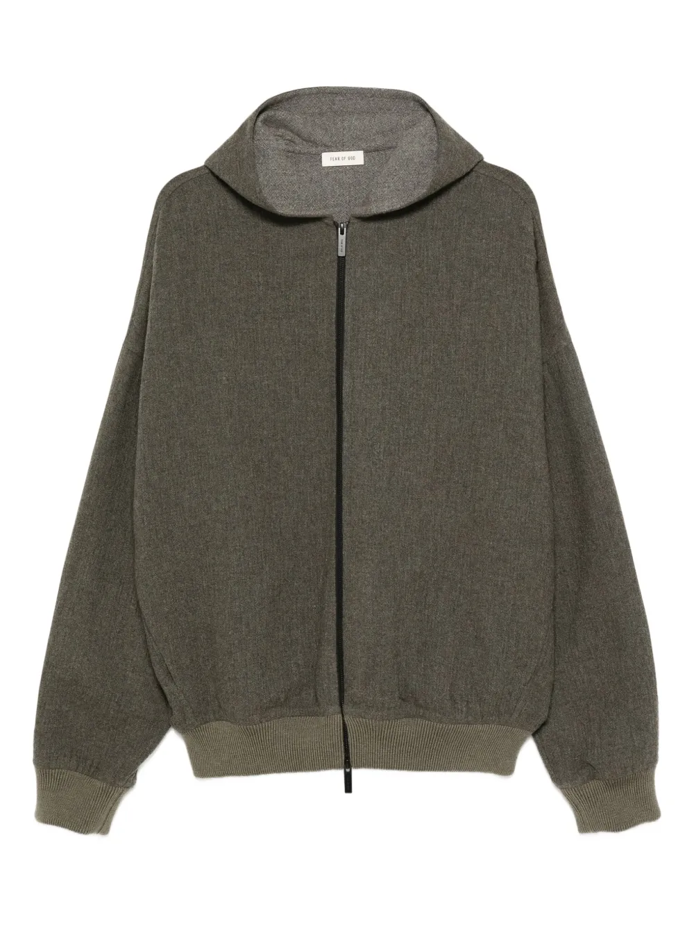 

Худи на молнии Fear Of God, серый