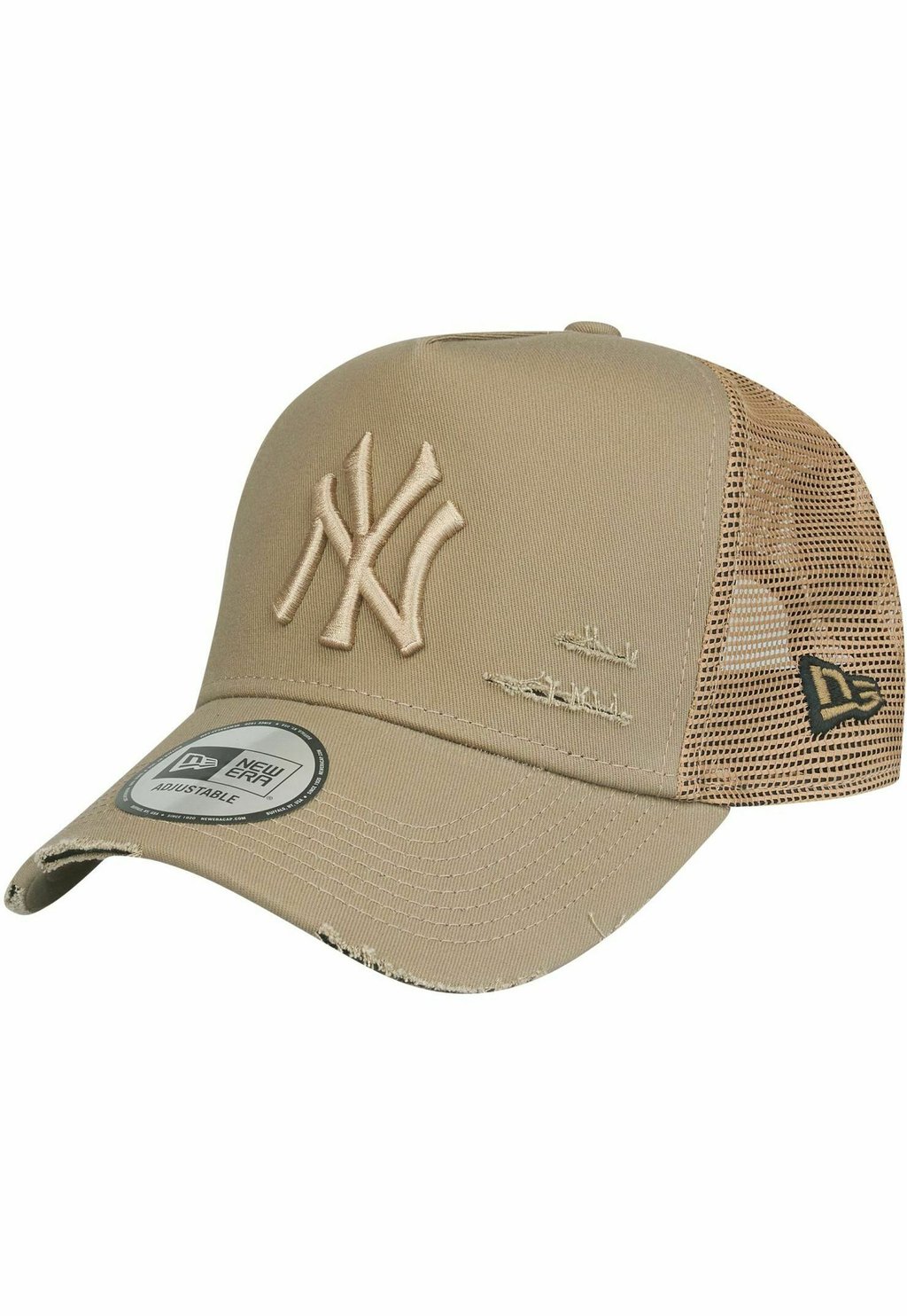 

Бейсболка TRUCKER DISTRESSED NEW YORK YANKEES New Era, цвет khaki