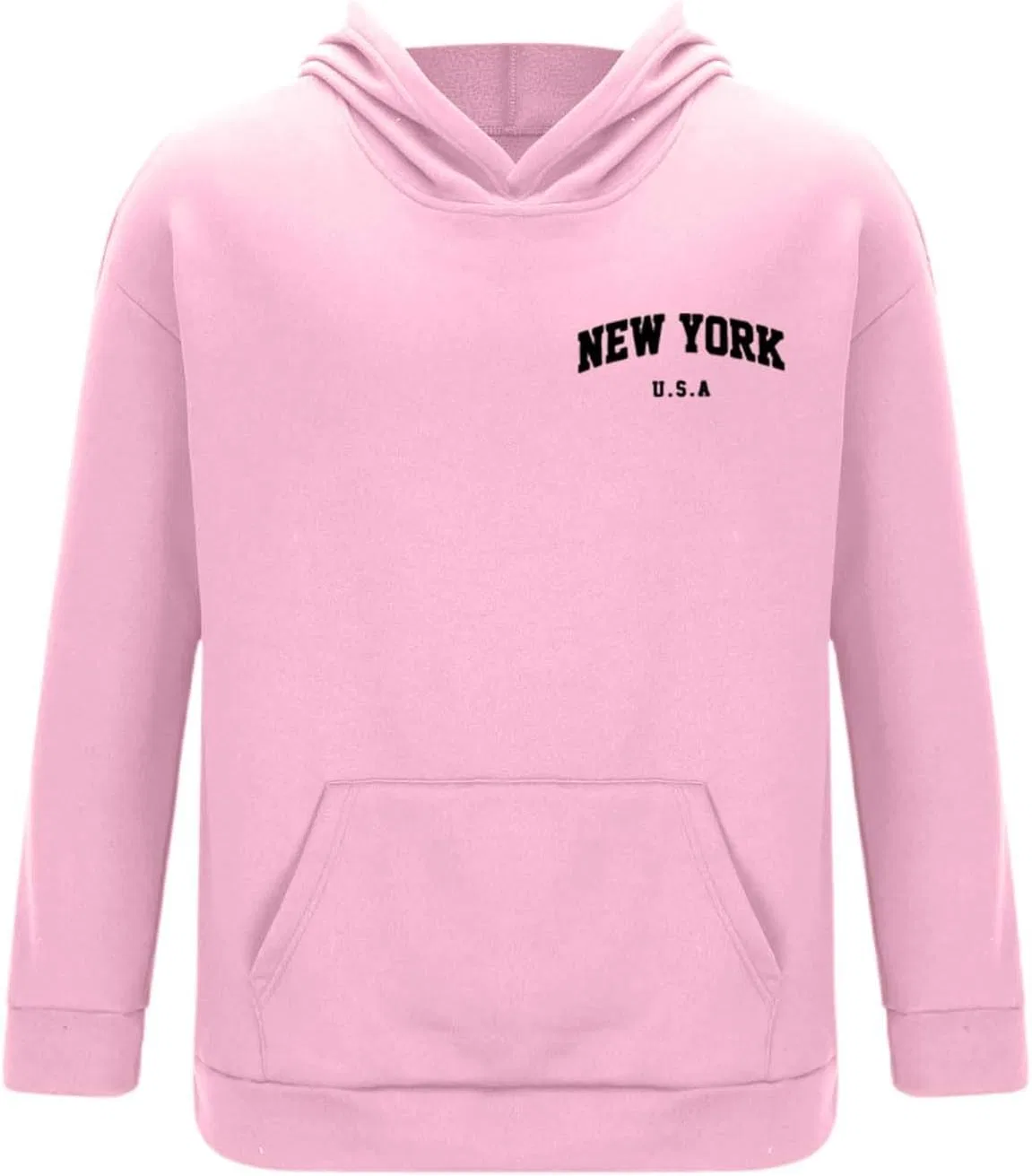 Спортивный костюм с худи и штанами, флис, Light Pink — фото 2
