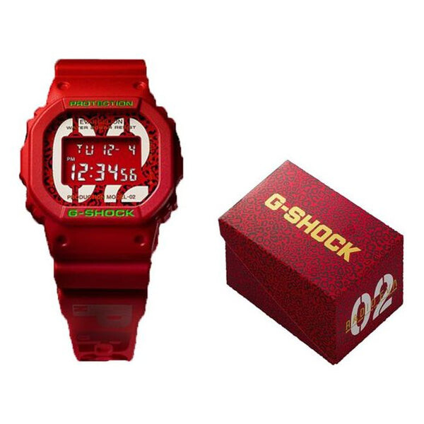 

Часы CASIO G-Shock Square 'Red', красный, Коричневый, Часы CASIO G-Shock Square 'Red', красный