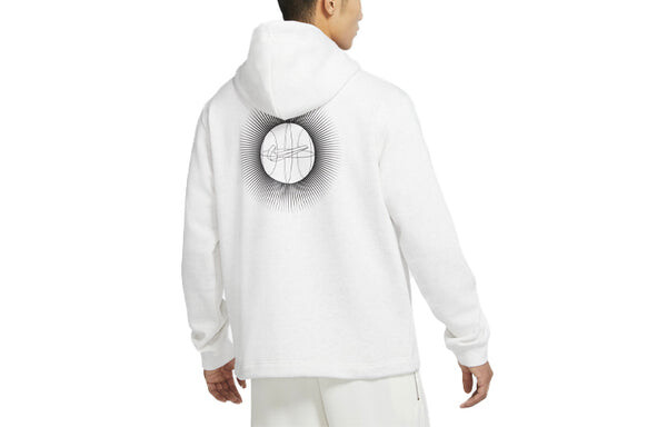 Куртка Men's Nike Sports Loose Hooded Casual Jacket White, белый — фото 2
